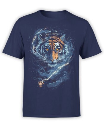2486 Thunder Strike Tiger T-Shirt Front