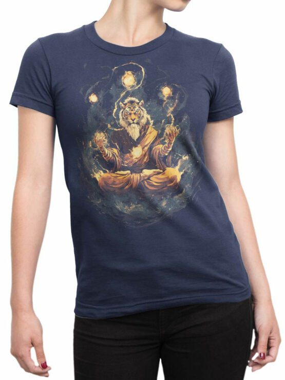 2488 Enlightened Tiger T-Shirt Front Woman