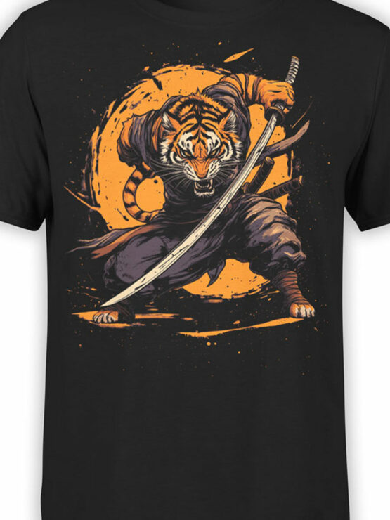 2490 Blade Fury Tiger T-Shirt Front Color