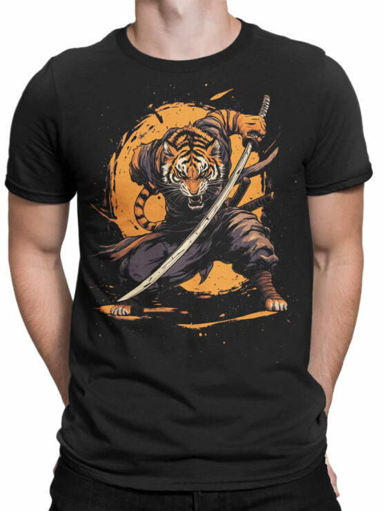 2490 Blade Fury Tiger T-Shirt Front Man