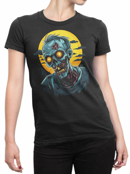 2502 Moonlit Terror T-Shirt Front Woman