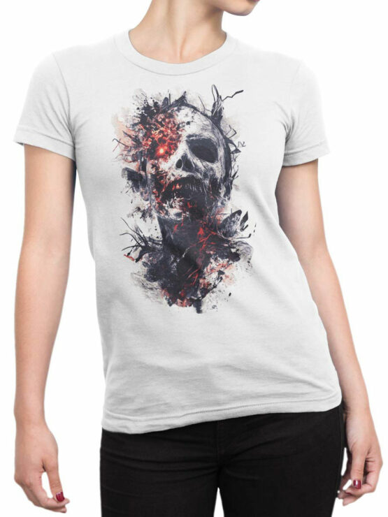 2503 Inferno Zombie T-Shirt Front Woman