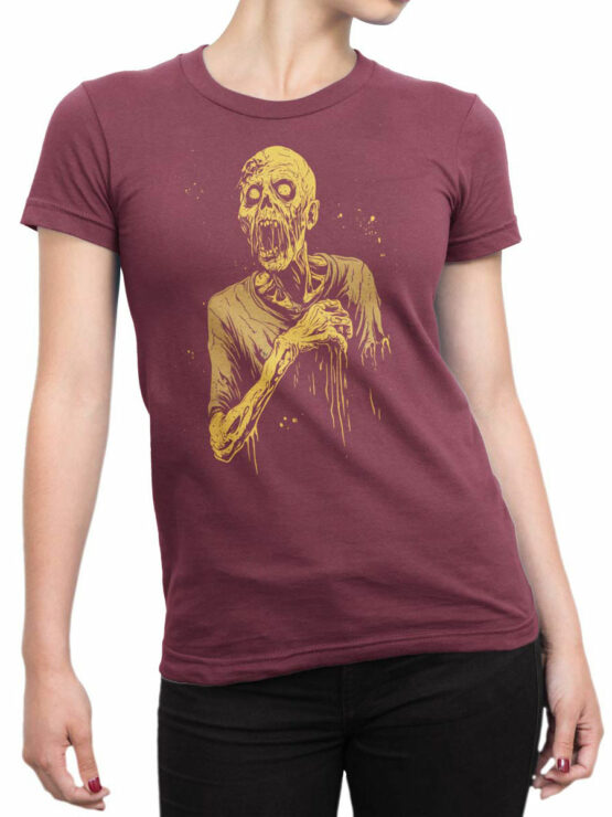 2506 Ancient Horror T-Shirt Front Woman