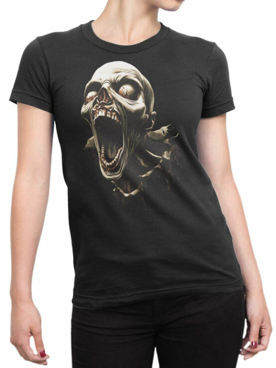 2508 Screaming Void T-Shirt Front Woman