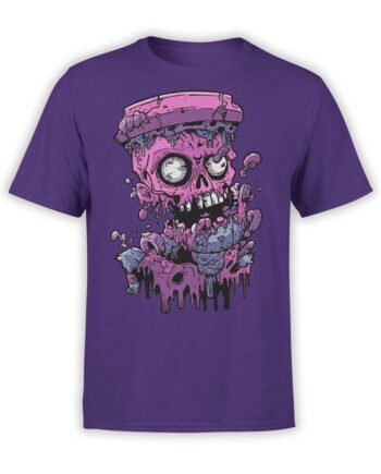 2512 Meltdown Skull T-Shirt Front