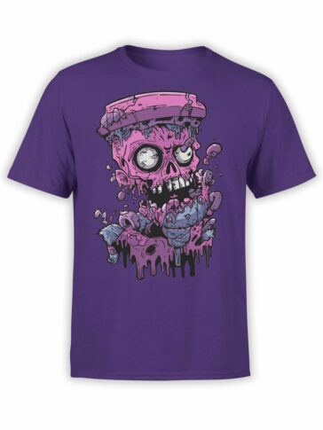 2512 Meltdown Skull T-Shirt Front