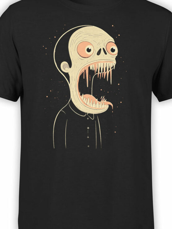 2516 Wide Mouth Terror T-Shirt Front Color