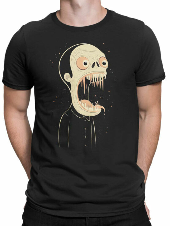 2516 Wide Mouth Terror T-Shirt Front Man