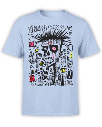 2517 Abstract Zombie T-Shirt Front