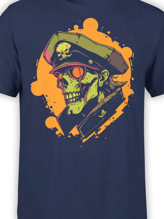 2519 Zombie Commander T-Shirt Front Color