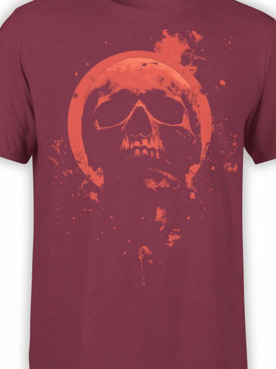 2522 Infernal Skull T-Shirt Front Color