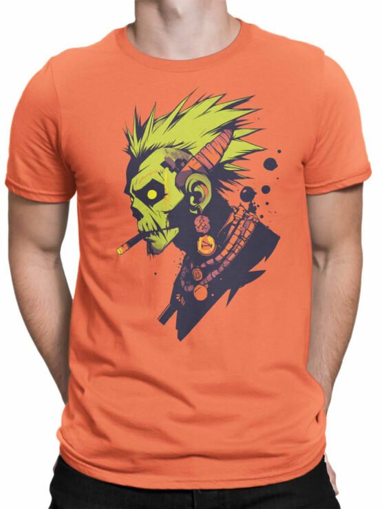2524 Cyberpunk Zombie T-Shirt Front Man