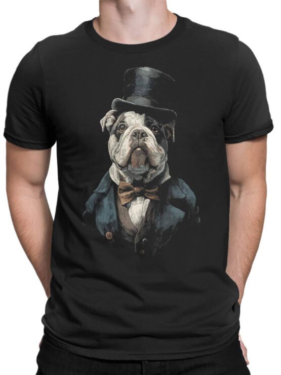 Male torso wearing Sir Barksworth T-Shirt - perfect balance of humor and class