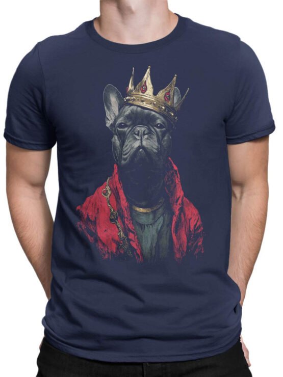 Male torso wearing Crown Hound tee - showing loyalty to the noble snort