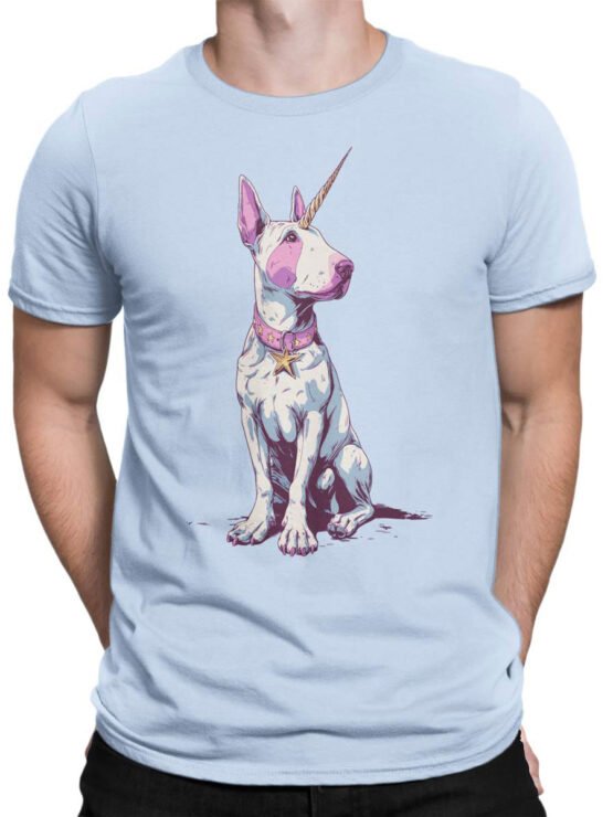 Male model in the Bullycorn tee - owning the magic with quiet confidence