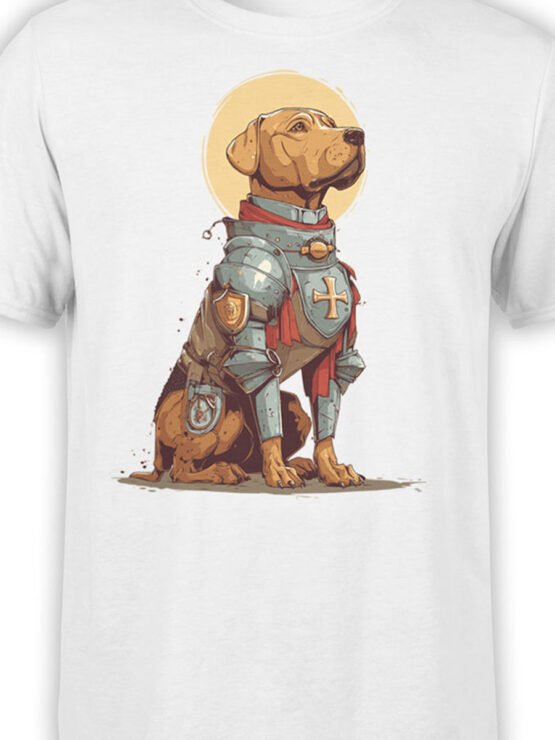 Close-up of Knight Pup design showing armored details and noble stance.