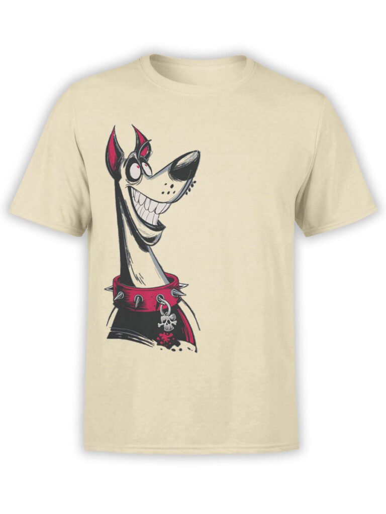 Psycho Pup T-Shirt | Crazy Cartoon Dog Tee For Punk Fans