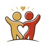 Inclusive people icon with heart