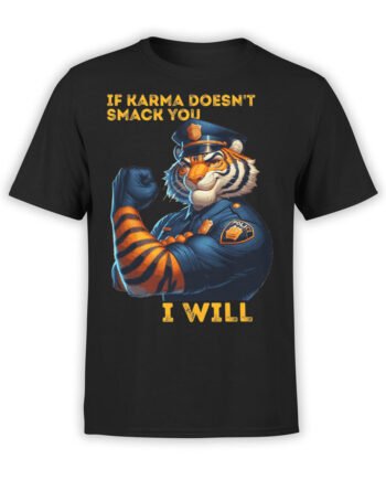 2333 Tiger Karma T-Shirt Front