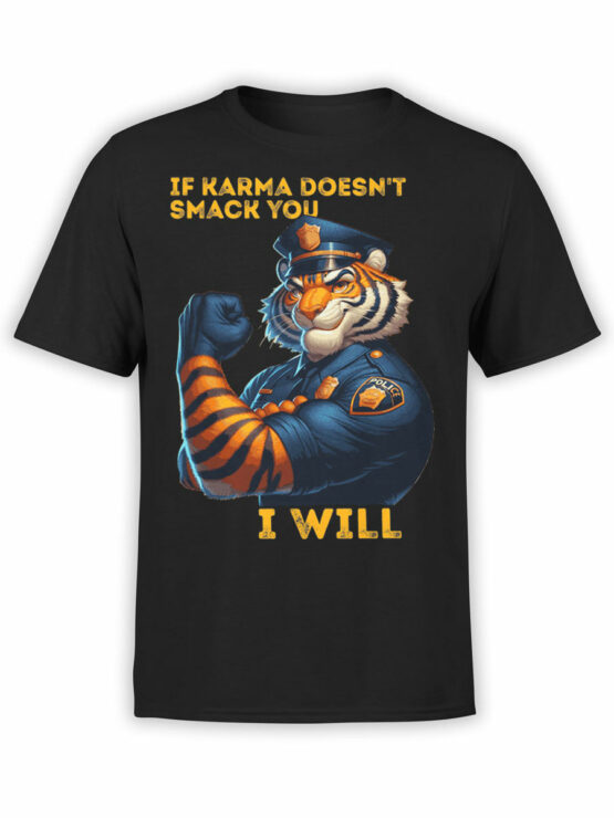 2333 Tiger Karma T-Shirt Front