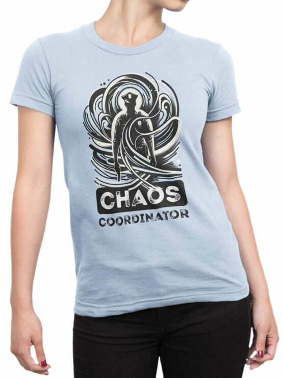 2334 Chaos Coordinator T-Shirt Front Woman