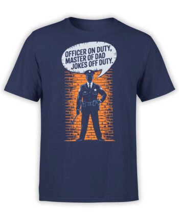 2336 Officer Dad T-Shirt Front