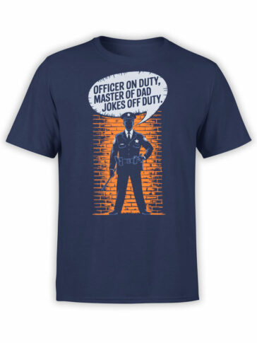 2336 Officer Dad T-Shirt Front