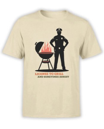 2337 License to Grill T-Shirt Front