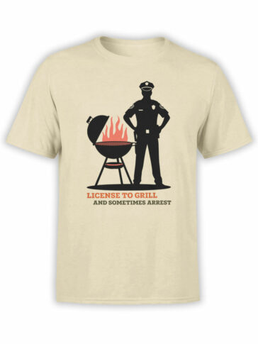 2337 License to Grill T-Shirt Front