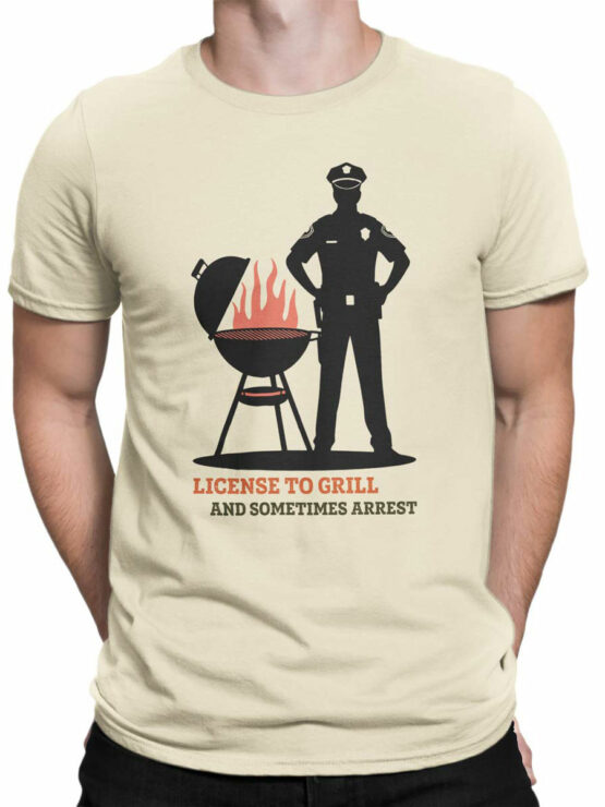 2337 License to Grill T-Shirt Front Man