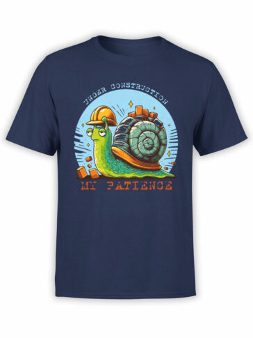 2351 Under Construction My Patience T-Shirt Front