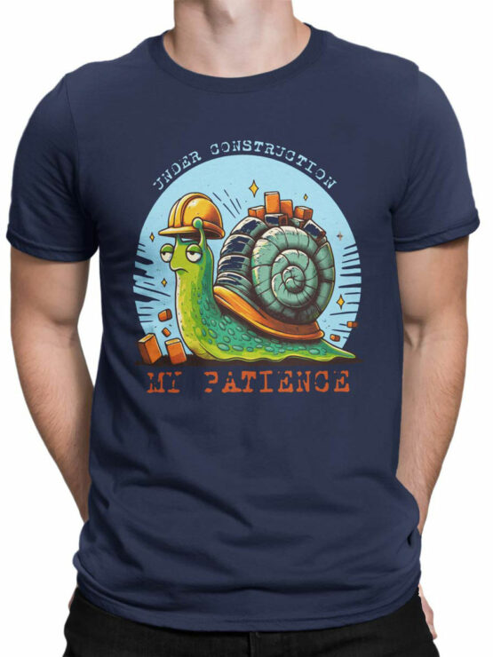 2351 Under Construction My Patience T-Shirt Front Man