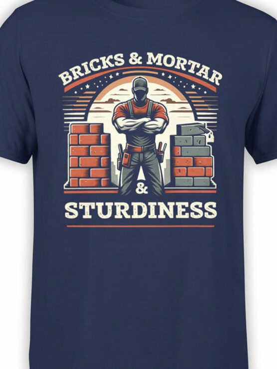 2355 Bricks & Mortar Sturdiness T-Shirt Front Color