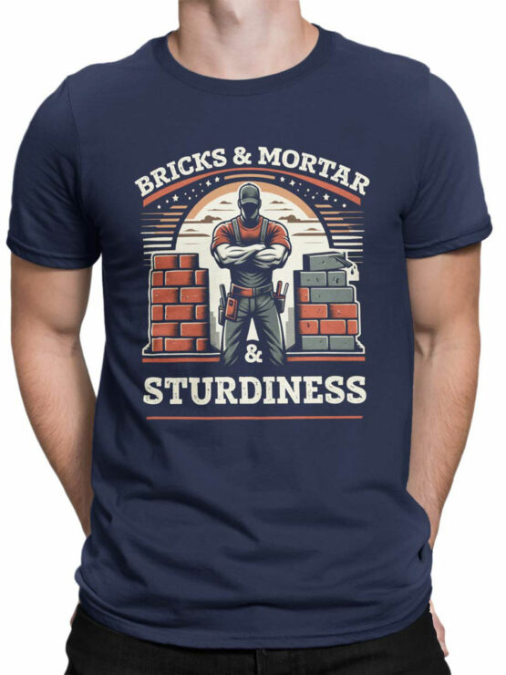 2355 Bricks & Mortar Sturdiness T-Shirt Front Man