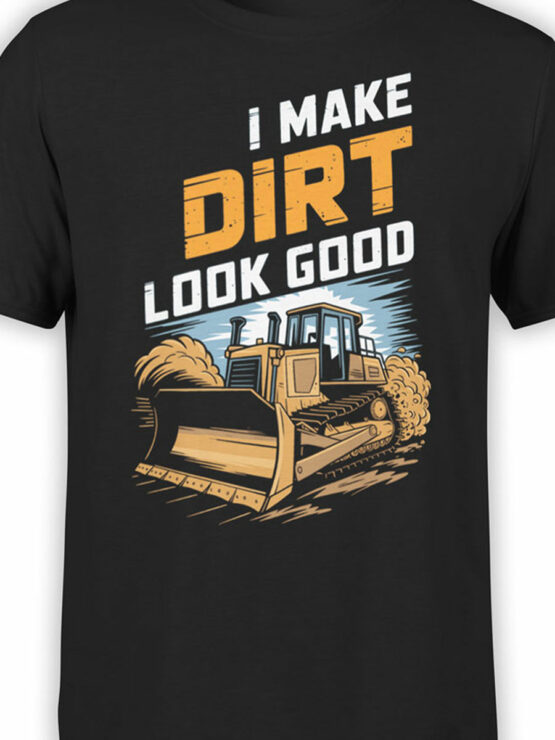 2356 I Make Dirt Look Good T-Shirt Front Color