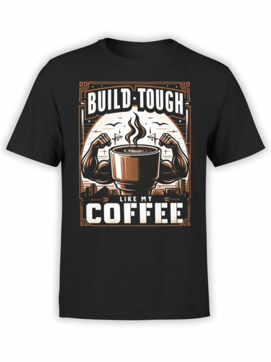 2360 Build Tough Coffee T-Shirt Front