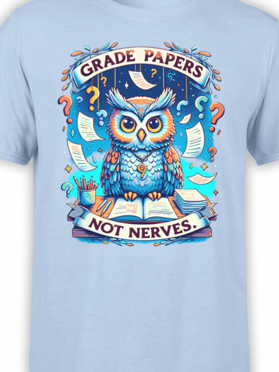 2361 Wise Owl Teacher T-Shirt Front Color