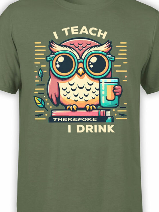 2362 Teacher Life T-Shirt Front Color