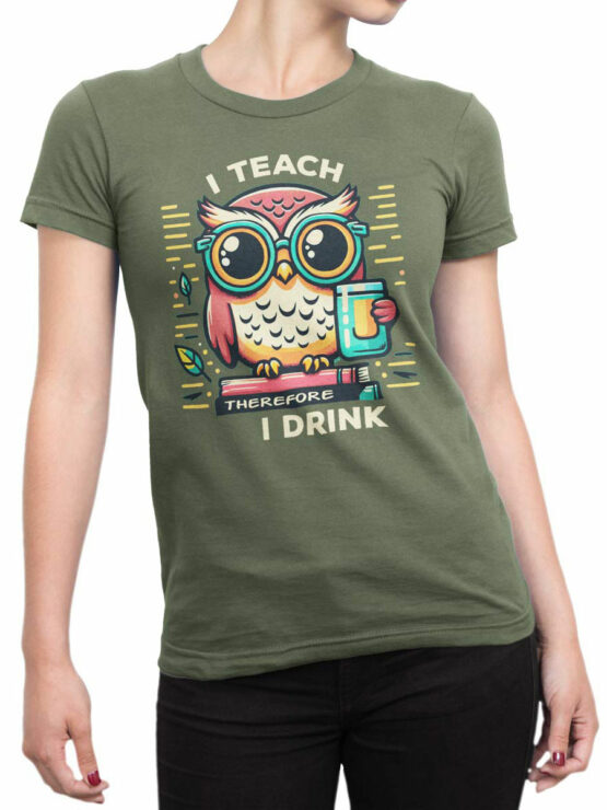 2362 Teacher Life T-Shirt Front Woman