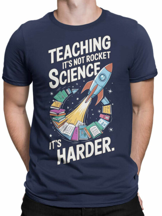 2363 Rocket Science Teacher T-Shirt Front Man