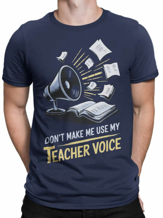 2366 Teacher Voice T-Shirt Front Man