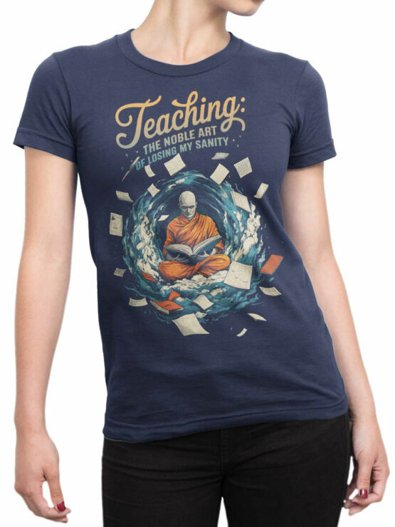 2367 Zen Teacher T-Shirt Front Woman