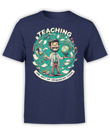 2369 Organized Chaos Teacher T-Shirt Front