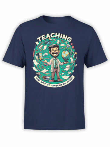 2369 Organized Chaos Teacher T-Shirt Front