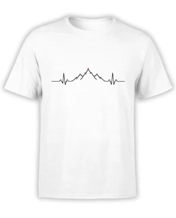 Peak Pulse Mountain T-Shirt | Unisex - front view
