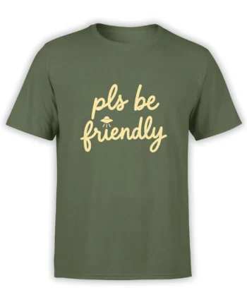 Friendly Signal Alien T-Shirt | Unisex - front view