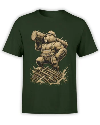 Timber Duty Beaver T-Shirt | Unisex - front view