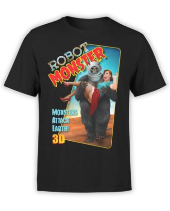 0828 Retro Shirt RoboMonster Front