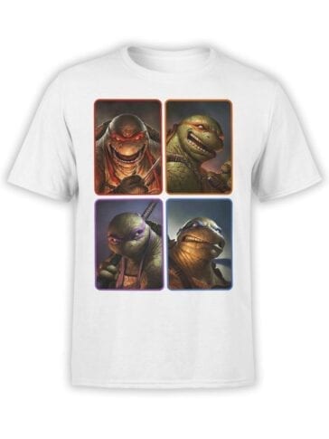 1827 Mutant Ninja Turtles T Shirt Front