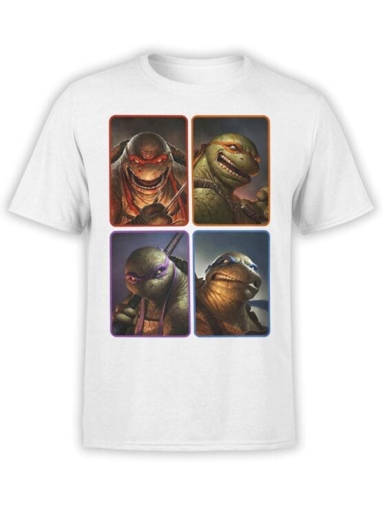 1827 Mutant Ninja Turtles T Shirt Front